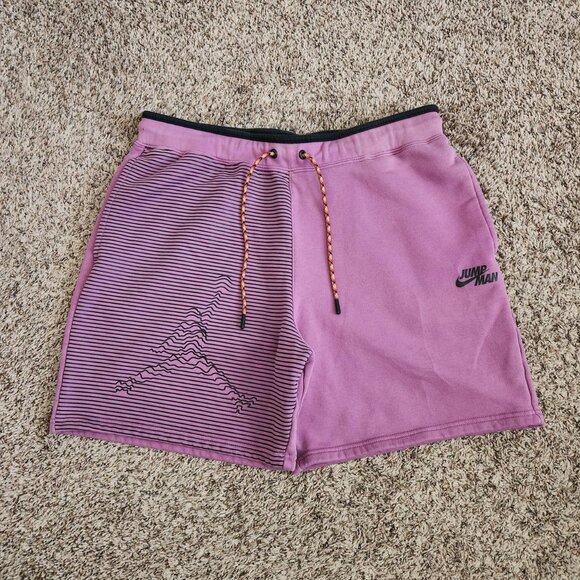 Nike Air Jordan Shorts Fleece Jumpman Swoosh Sportswear Gym Basketball Shorts - Picture 1 of 7